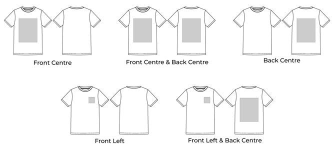 TSHIRT POSITIONING